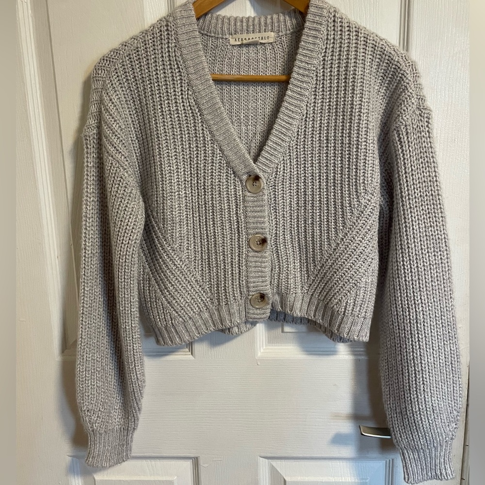 aeropostale cropped cardigan